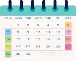 WEEKEND SCHEDULE